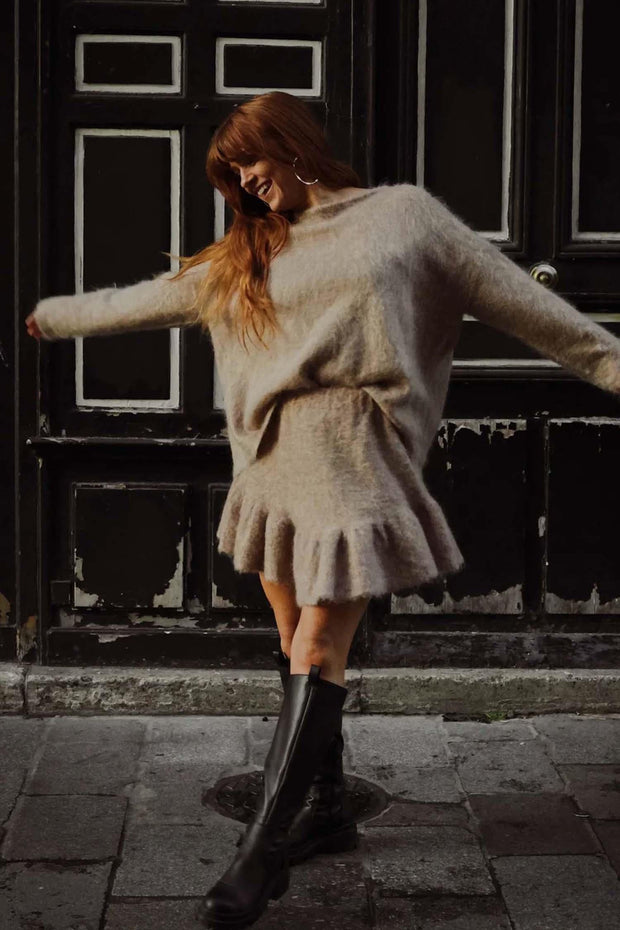 Boxy Weater - Camel Melange