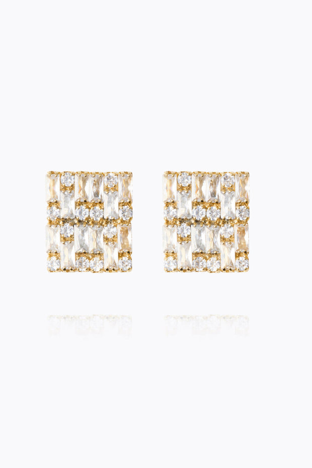 Evelyne Earrings - crystal