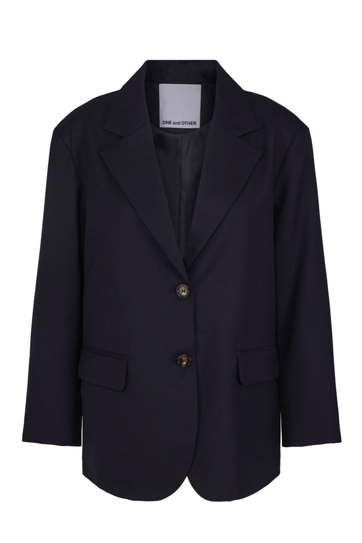 Tine Wool Blazer - Navy