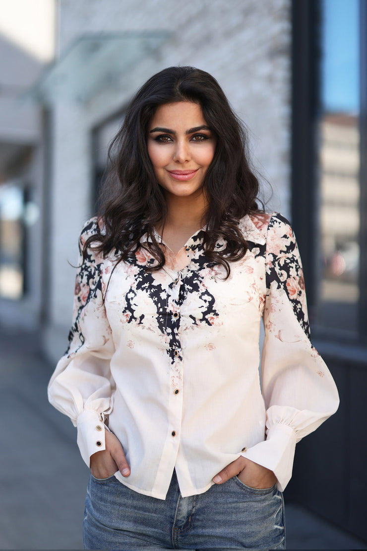 Shirt Digital Print - Offwhite