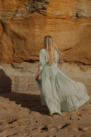 Wow Long Dress - Soft Pistachio