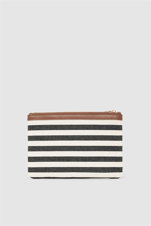 Lili Pouch - Black And Natural