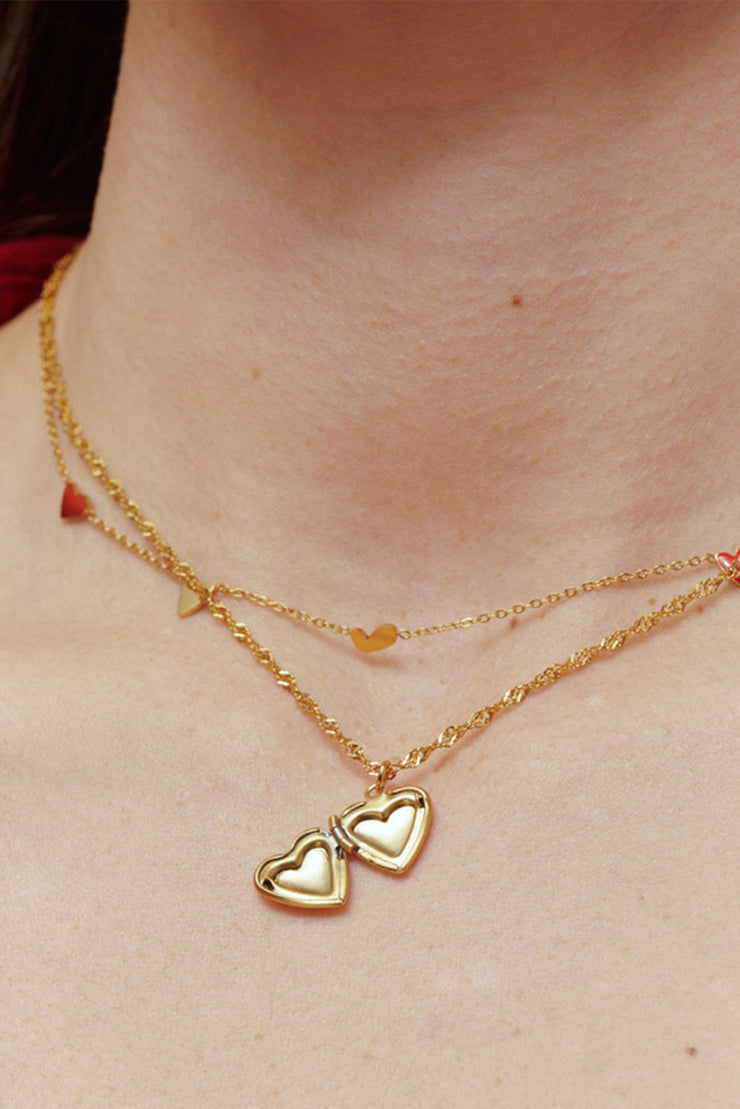 Vera Heart Locket Necklace
