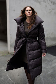 Dakota Down Coat - Drak Brown