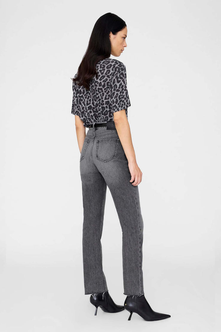 Cohen Tee - Grey Leopard