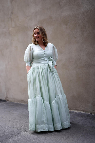 Wow Long Dress - Soft Pistachio