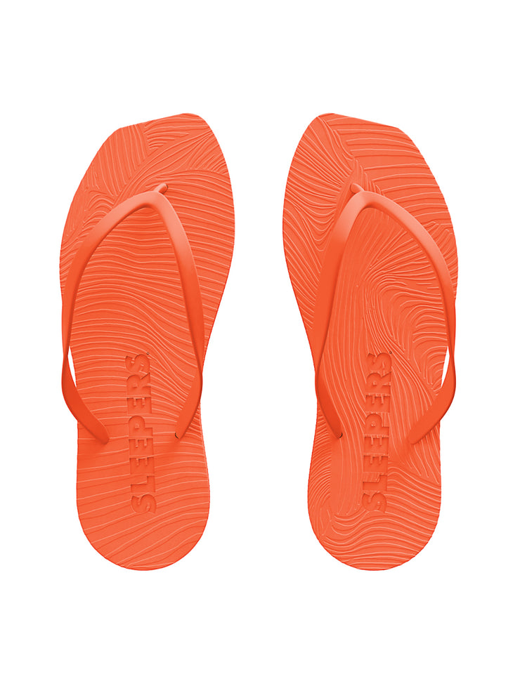 Tapered Orange Flip Flop