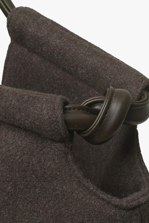 Day Woolen Tote - Chocolate Melange