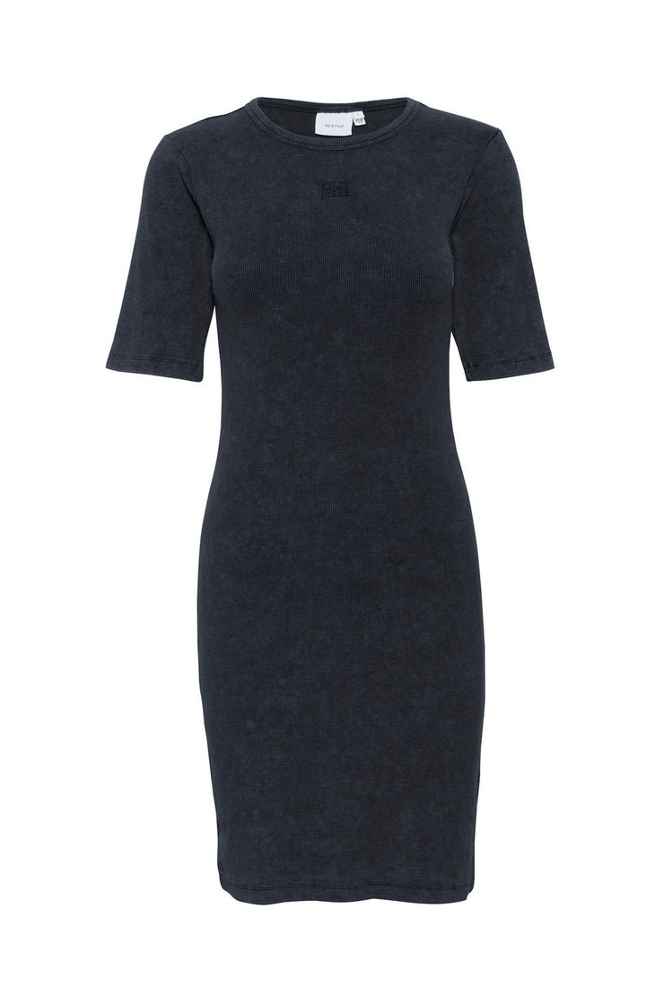 GZDrew Washed logo Dress - Grey Washed