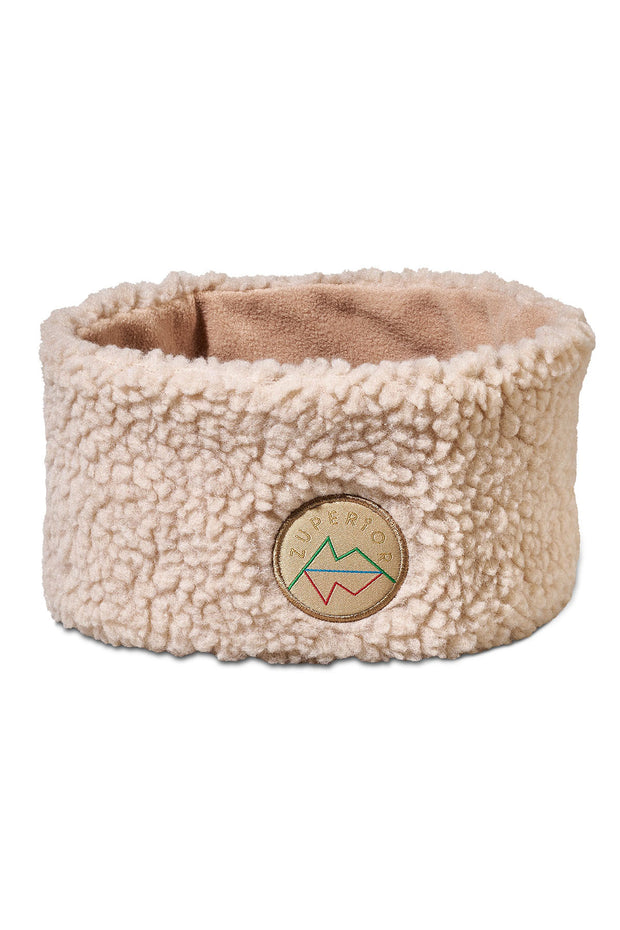 Teddyfleece Pannebånd - Beige