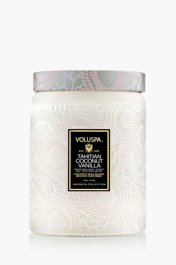 Large Jar Candle - Tahitian Coconut Vanilla