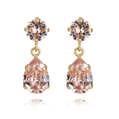 Mini Drop Earring Gold - Vintage Rose