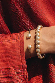 Gia Stretch Pearl Bracelet