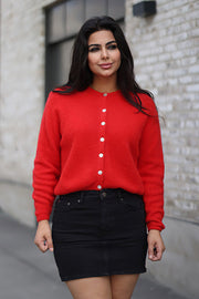 Vitow Cardigan - Strawberry
