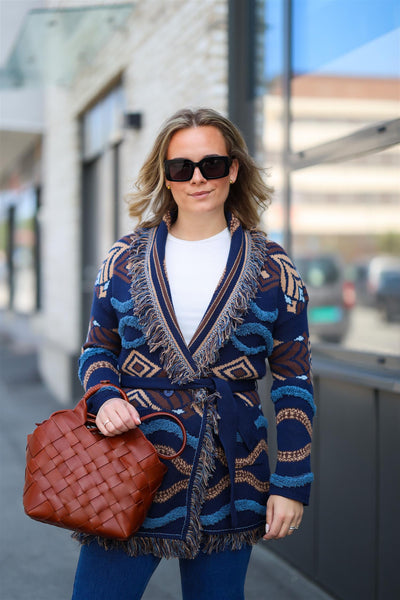 Harmoni Cardigan - Navy