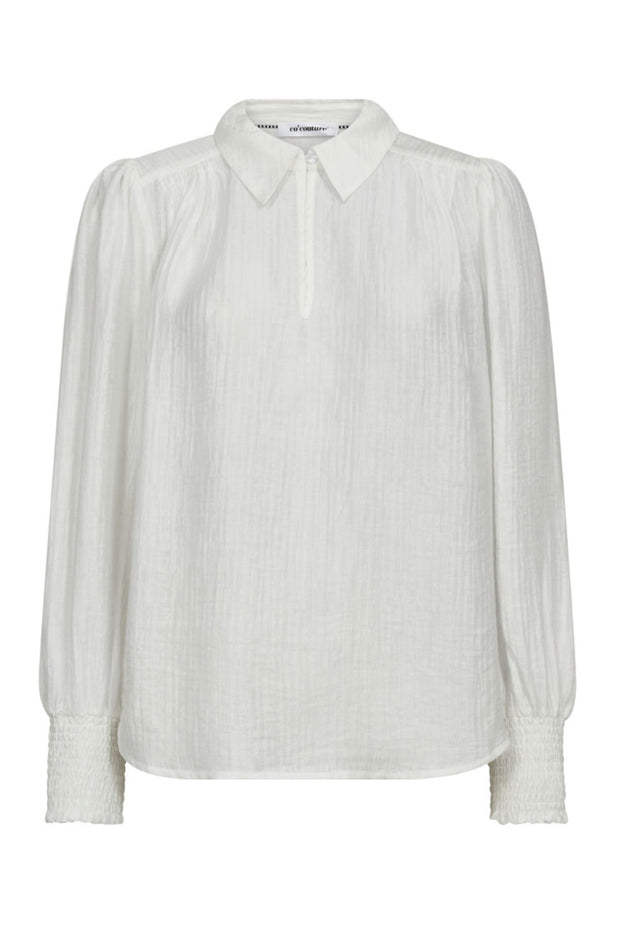 TassyCC Collar Blouse- White