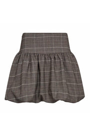 ClaudineCC Balloon Mini Skirt - Walnut