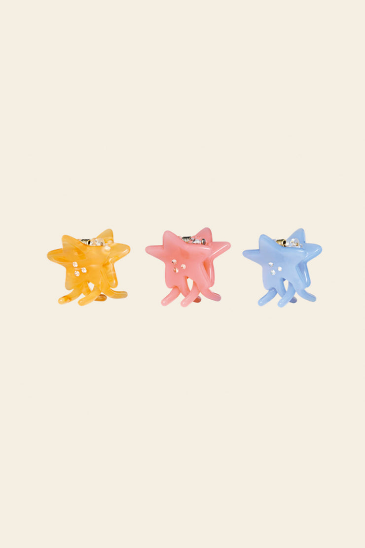 Mini Stars Hair Claw - Golden Hour