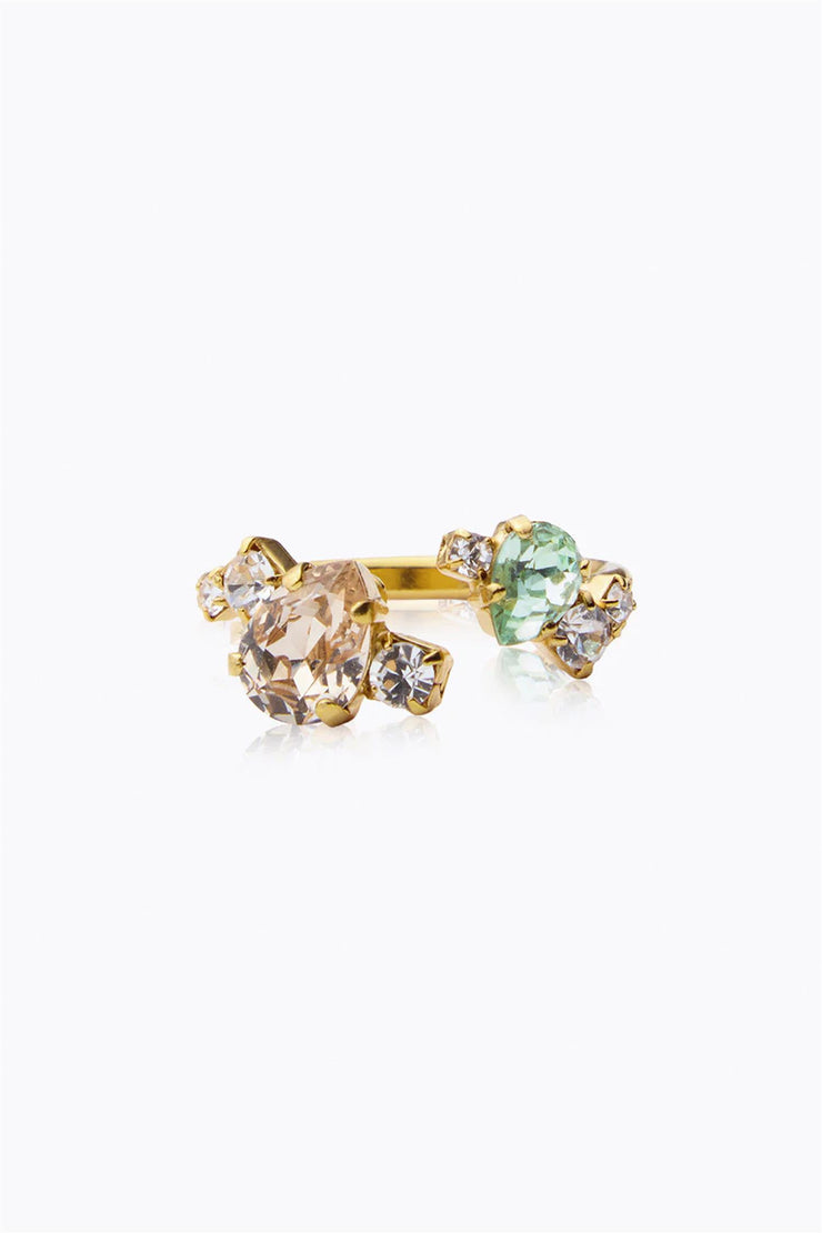 Vivi Ring - Chrysolite/Light Silk