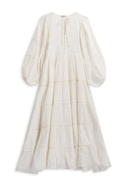 Long Ranch Dress - White