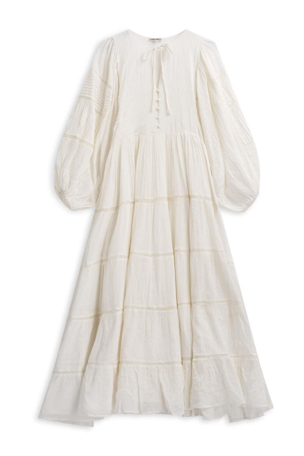 Long Ranch Dress - White