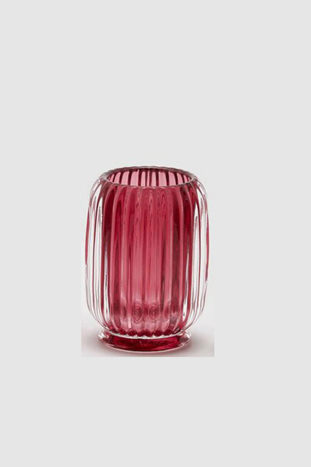 Bomb Vase - Burgundy Red