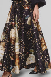 Taffeta Maxi Skirt
