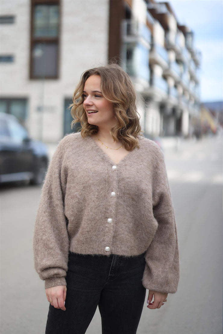SanaGZ Cardigan - Warm Sand Melange