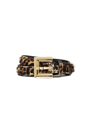 Nicola Belt - Leopard Calf Hair