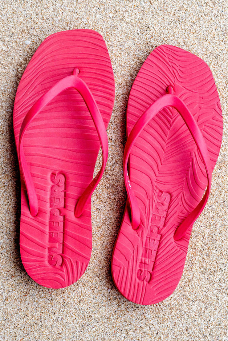 Tapered Red Flip Flop