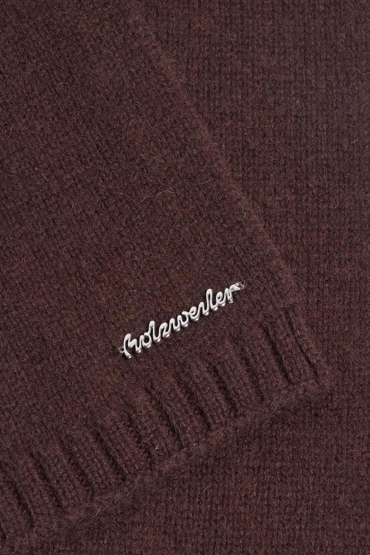 Wool Scarf - Brown