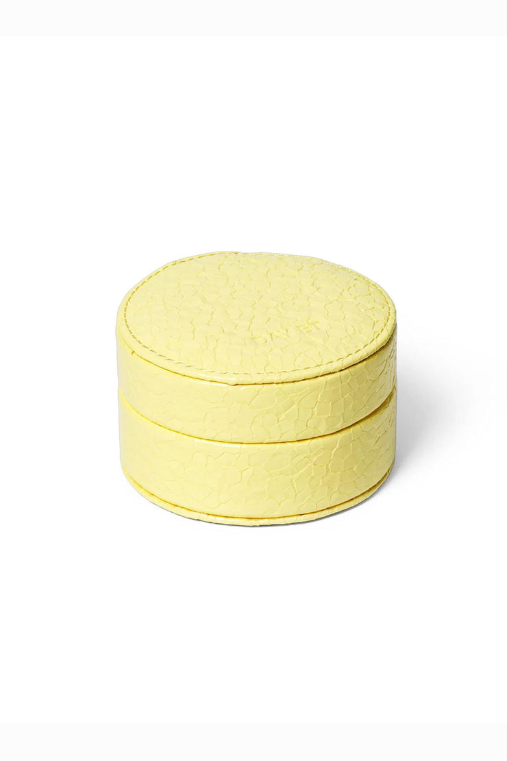 Crackle Jewelry Round - Lemon Verbena