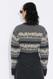 Ski Cropped Crew - Dark Grey