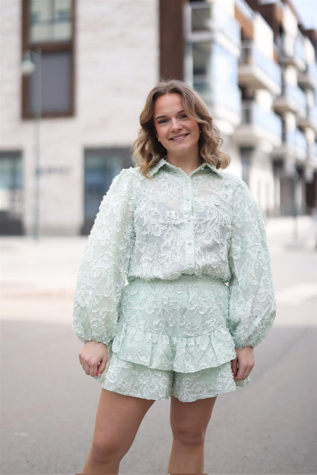 Shirt & Skirt - Mint