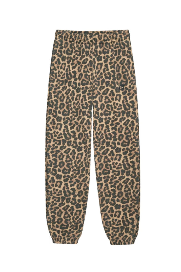 Karter Jogger Framed Monogram - Black and Brown Leopard