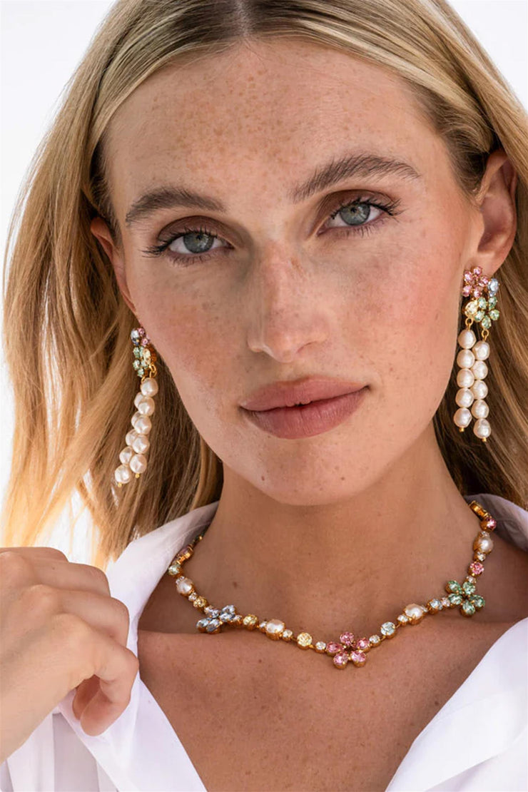 May Statement Necklace - Pastel Combo