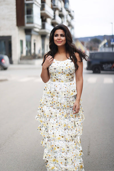 FRUMA SILK Dress - Creme