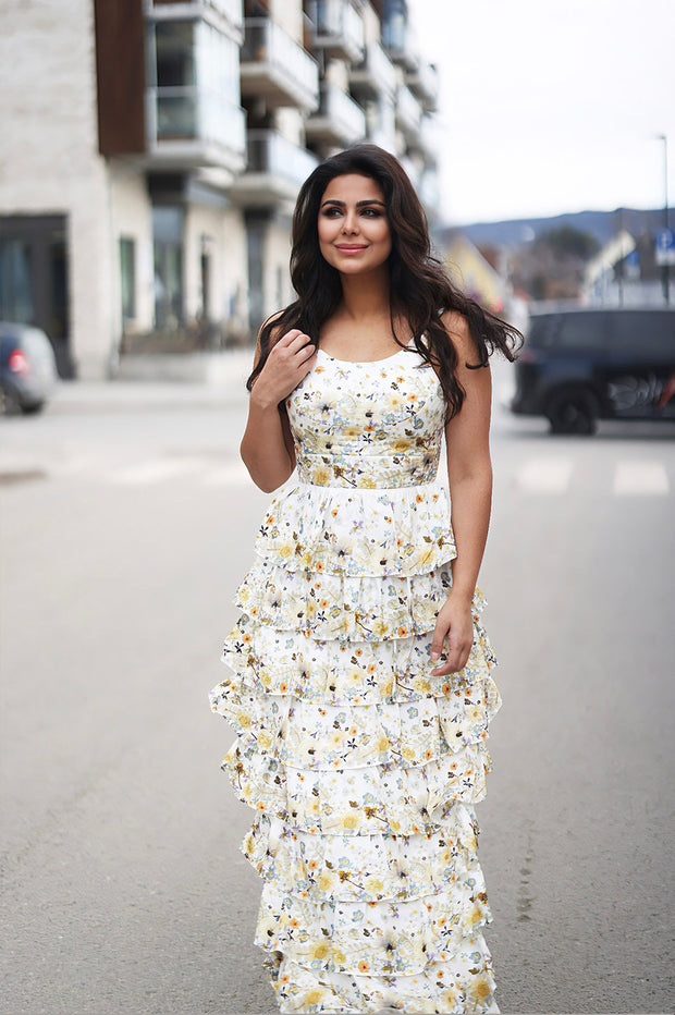FRUMA SILK Dress - Creme