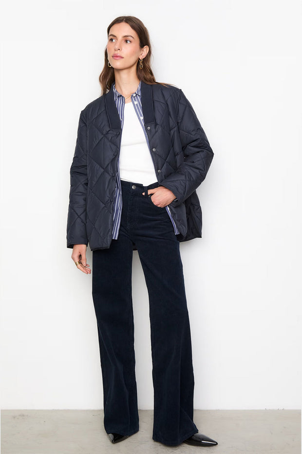 Marion Quilted Jacket - Dark Navy