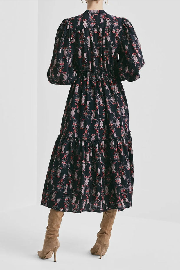 Bohemian Bekt Dress - Midnight Paisley