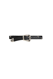 Stud Belt - Black Silver