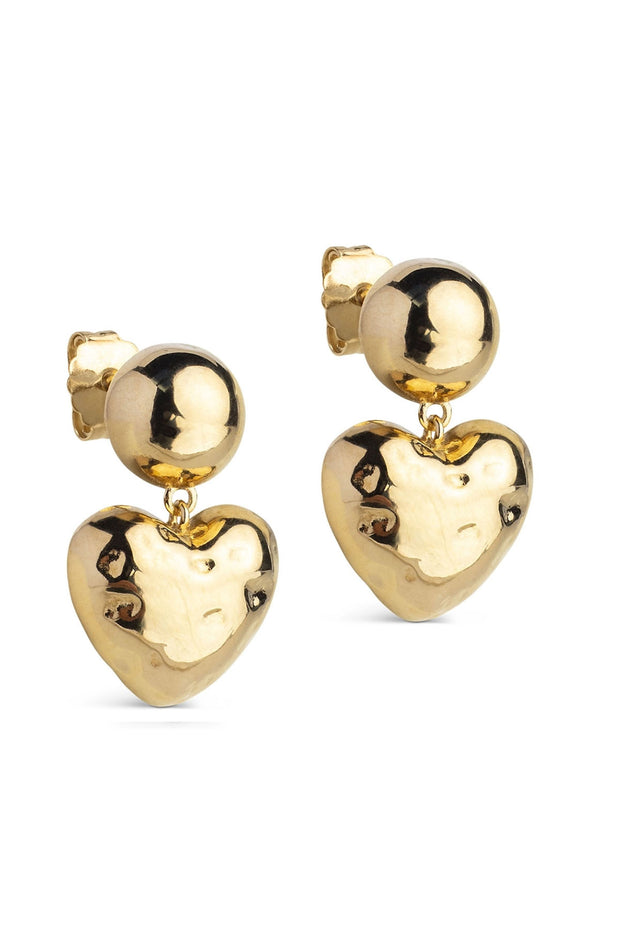 Poma Heart Earrings