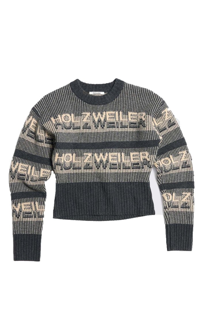 Ski Cropped Crew - Dark Grey