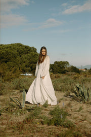 Long Ranch Dress - White
