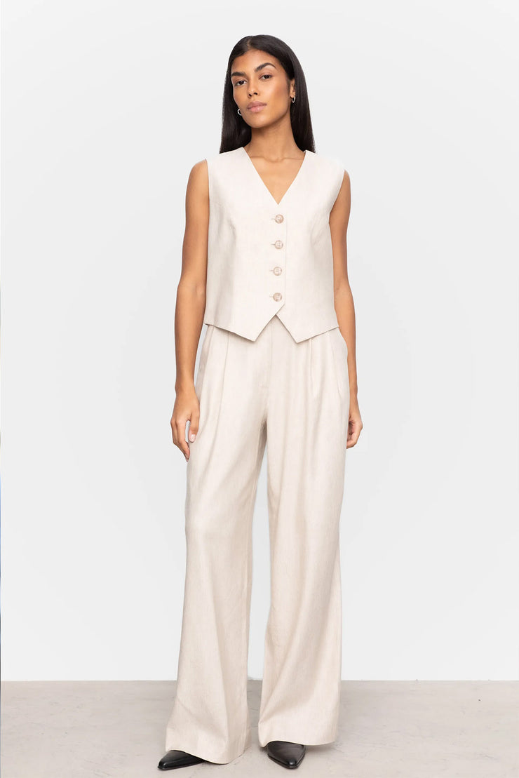 Vivienne Vest - Light Sand Melange