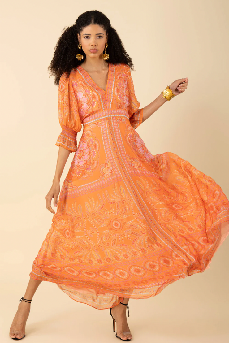 Treasure Dress - Orange