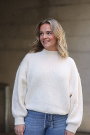 East Jumper - Melange Pearl