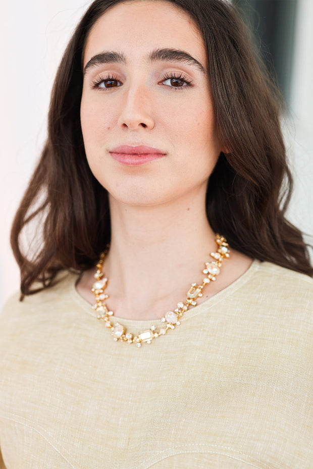 Mini Noora Necklace - Topaz Combo