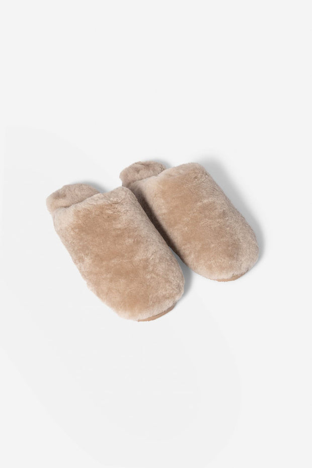 Cozy Slippers - Taupe