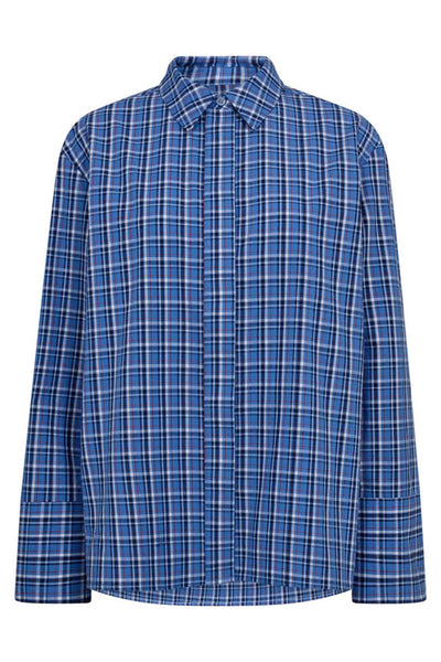 AngelicaCC Check Shirt - Blue